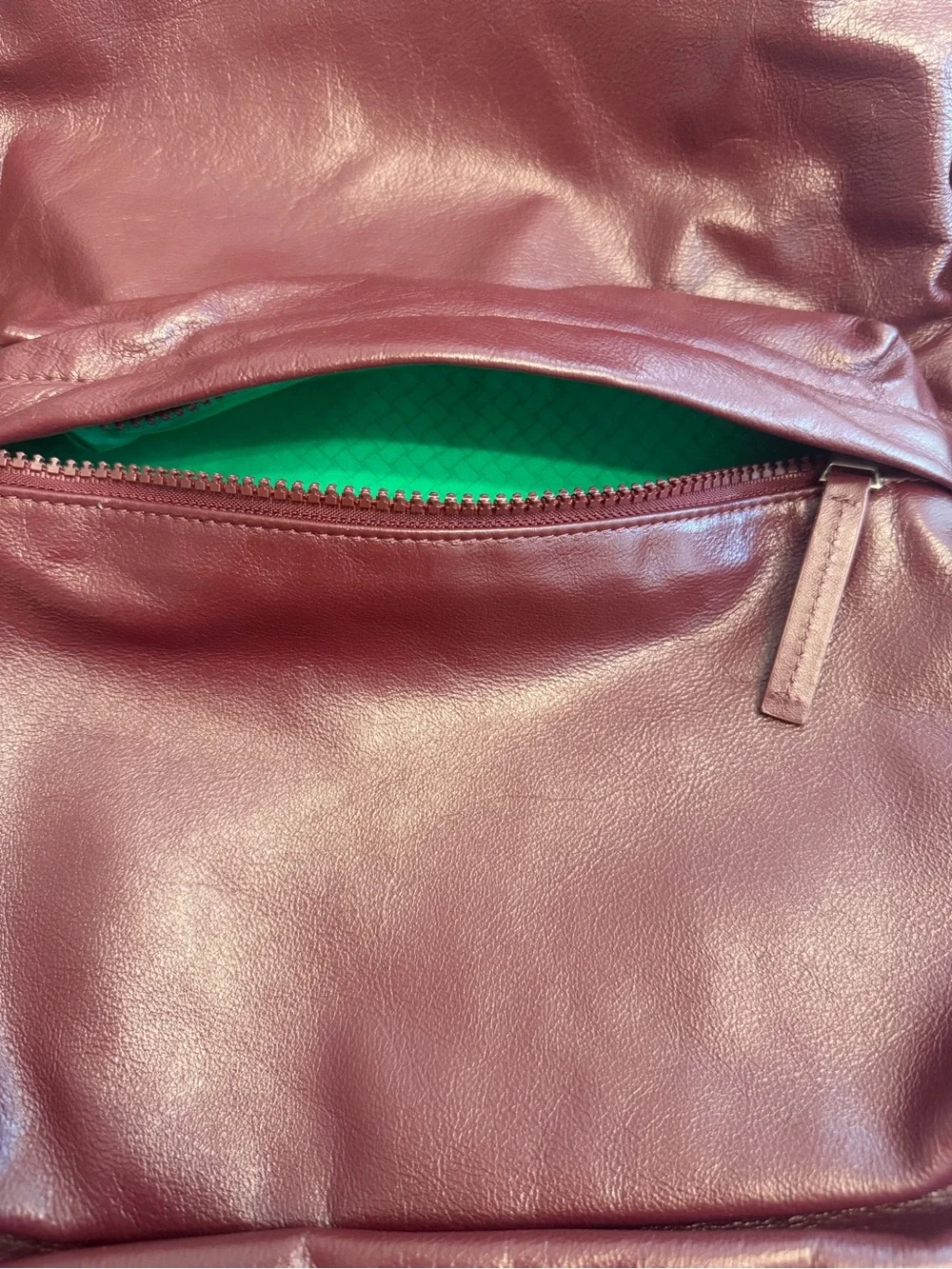 Bottega Veneta Burgundy/Barolo backpack from the real real authenticated